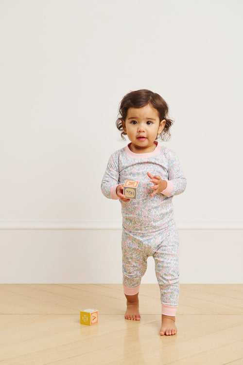 Baby Long-Long Set in English Rose Elizabeth Floral