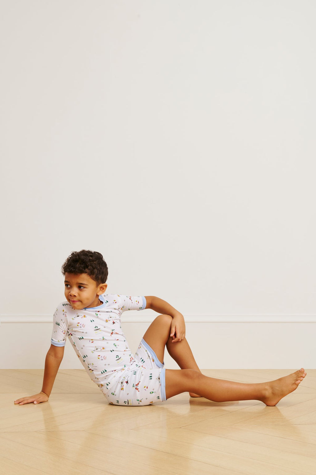 Kids Shorts Set in Camp LAKE