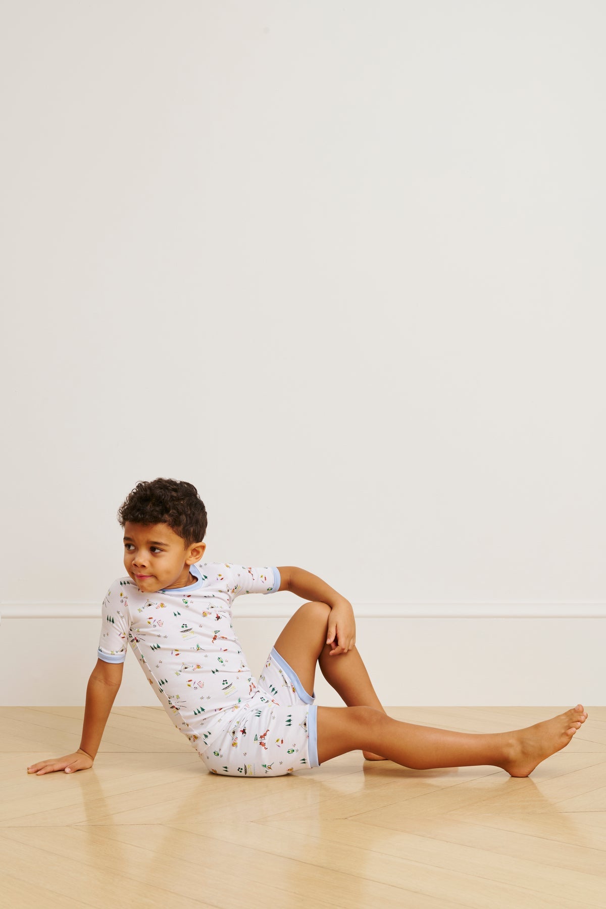 Kids Shorts Set in Camp LAKE