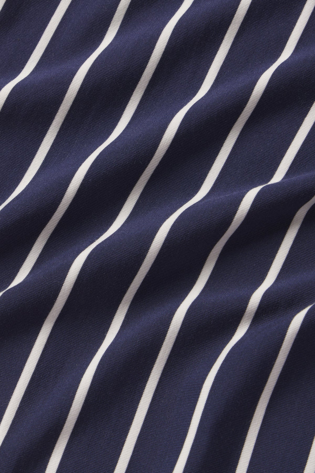 DreamModal® Kimono Pajama Set in English Navy Vertical Stripe