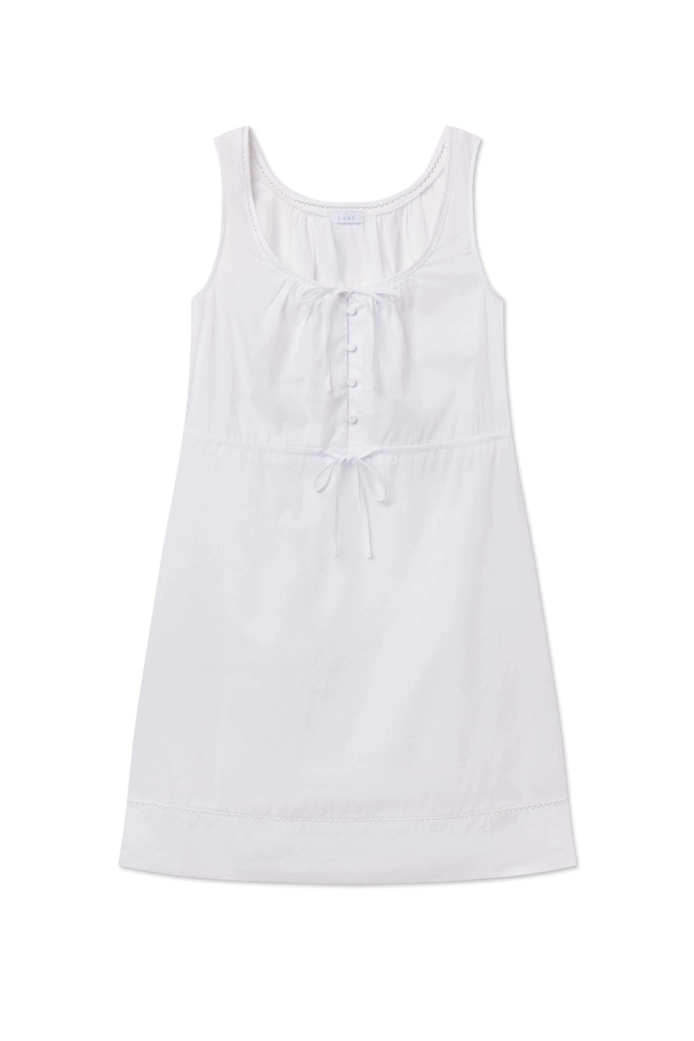 Celeste Tank Gown in White