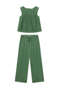 Celeste Tank-Long Set in Comfrey