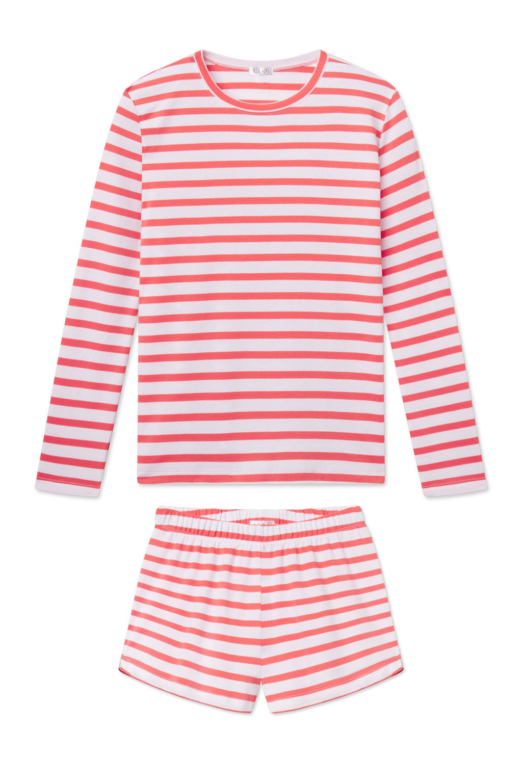Pima Crew Long-Short Set in Terrace Hull Stripe