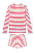 Pima Crew Long-Short Set in Terrace Hull Stripe