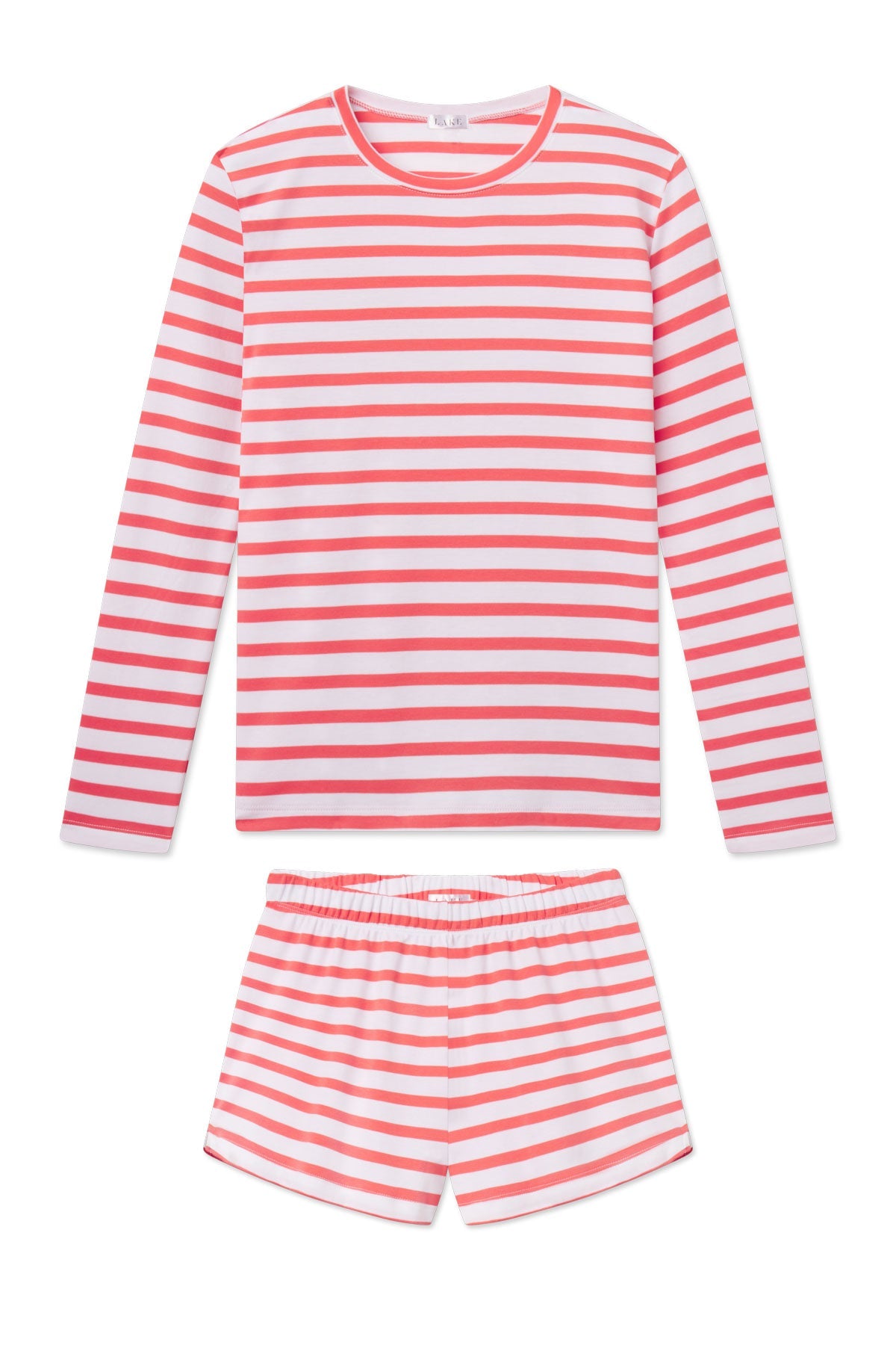Pima Crew Long-Short Set in Terrace Hull Stripe
