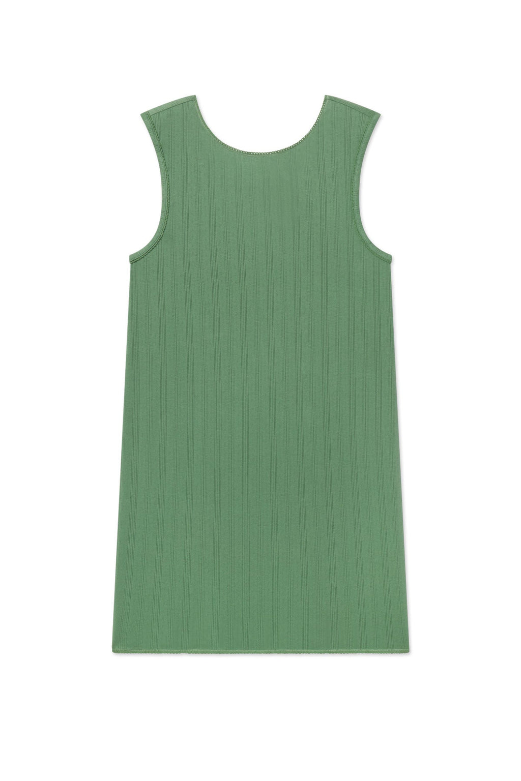 Pointelle Tank Gown in Comfrey