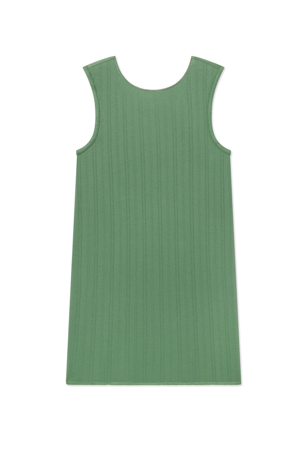 Pointelle Tank Gown in Comfrey