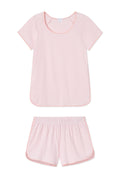 Pima Shorts Set in English Rose Stripe