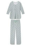 Pima Maternity Long-Long Set in Topiary Garden Floral