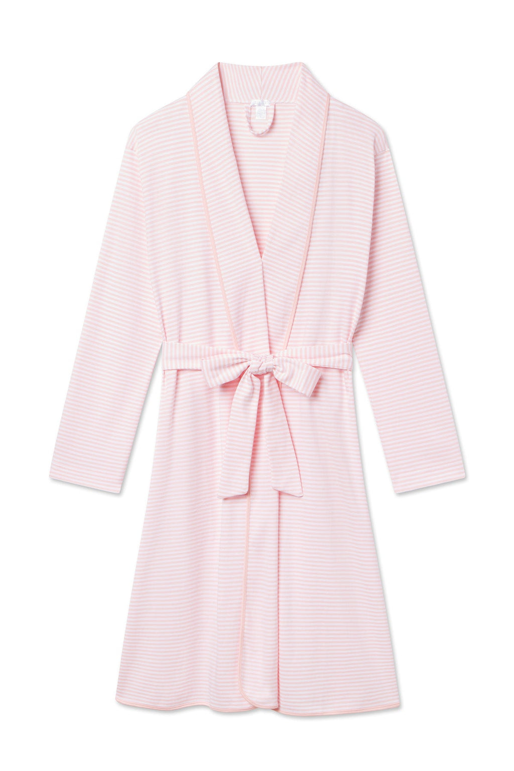 Pima Robe in English Rose Stripe