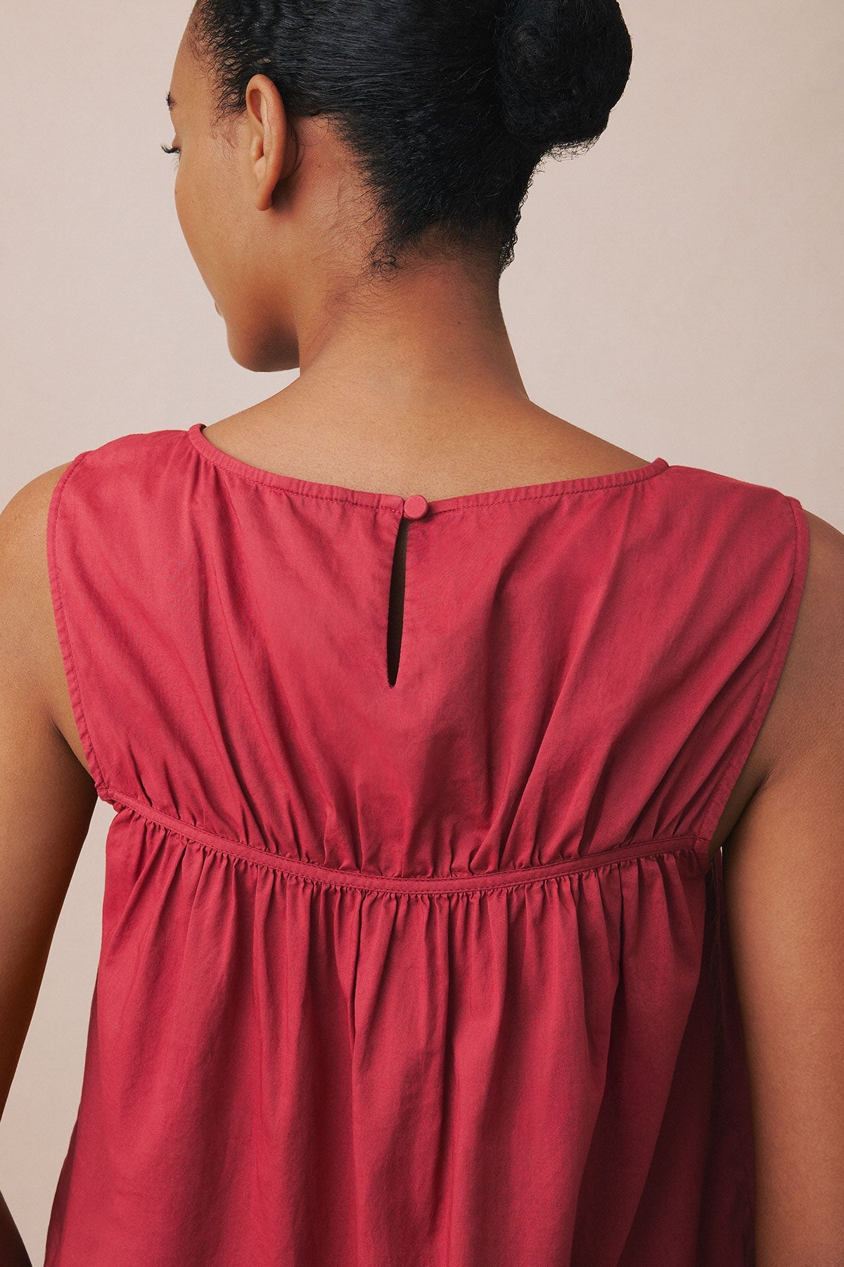 Celeste Tank-Long Set in Bordeaux