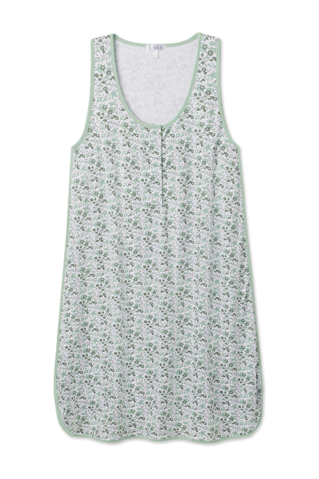 Pima Maternity Tank Gown in Topiary Garden Floral