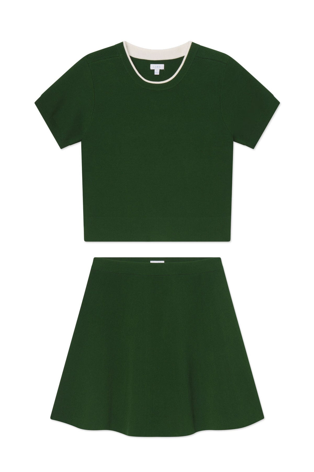 Flip Skirt Set in Formal Garden