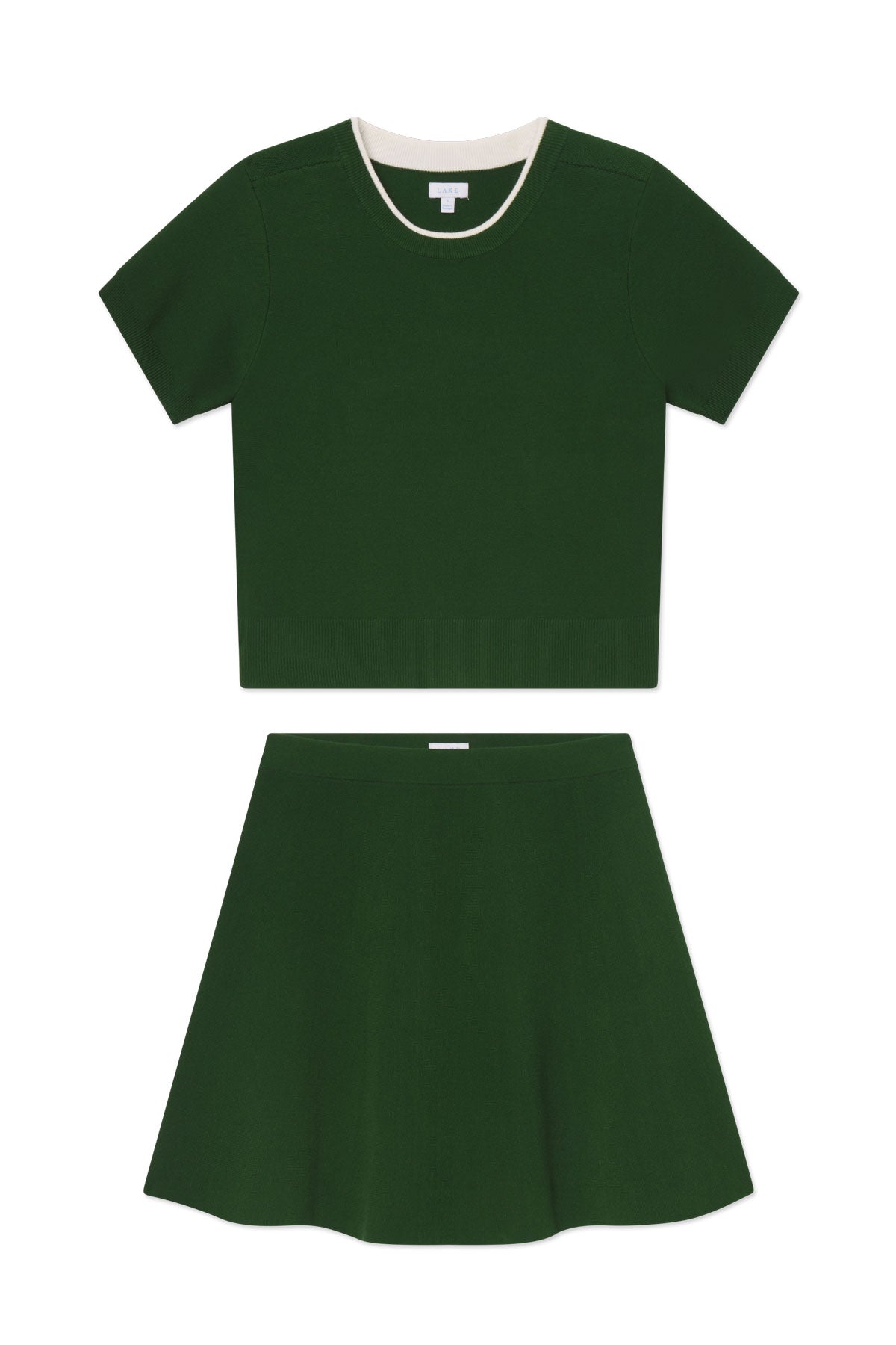 Flip Skirt Set in Formal Garden