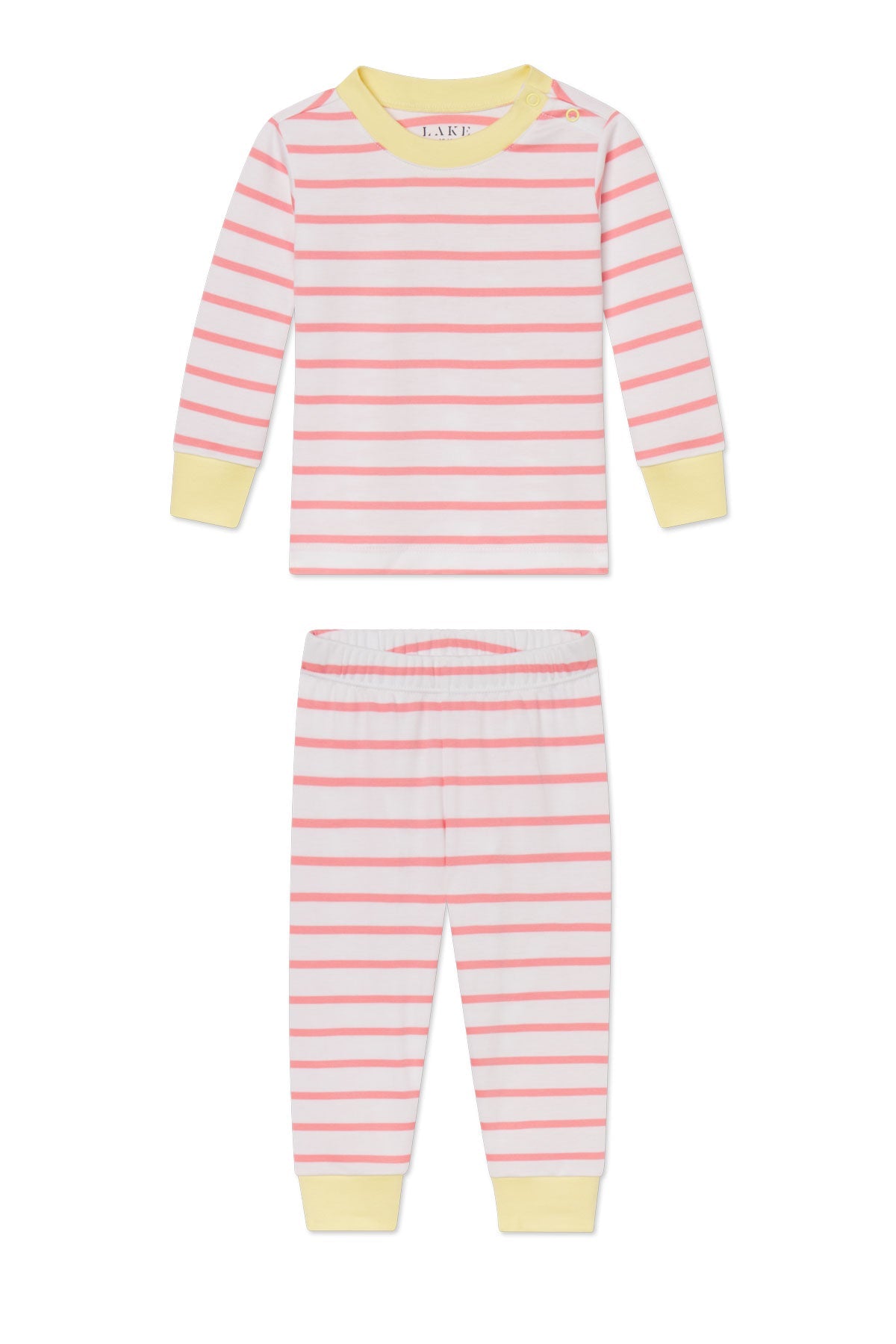 Baby Long-Long Set in Gelato Anchor Stripe