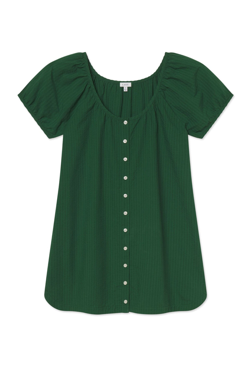 Charlie Nightgown in Eden Seersucker