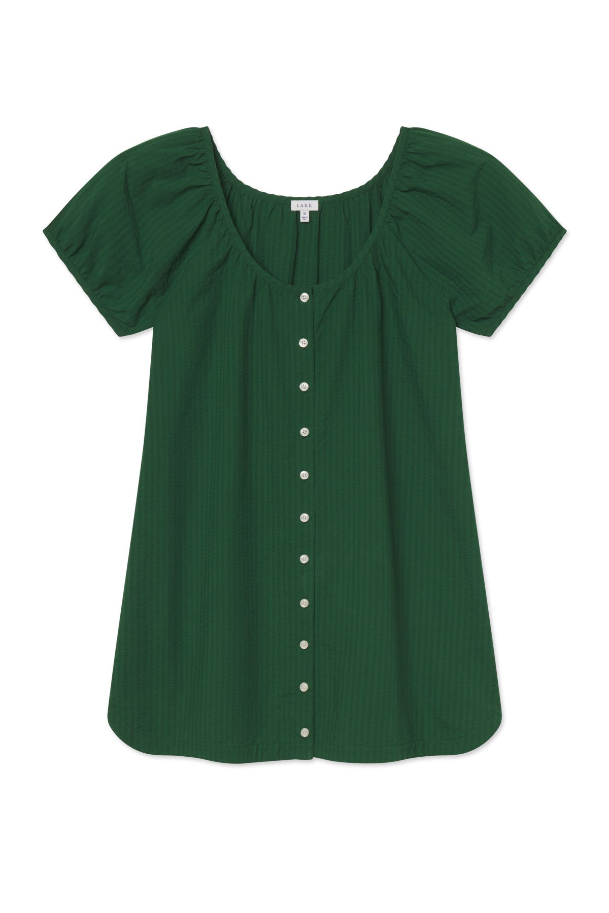 Charlie Nightgown in Eden Seersucker