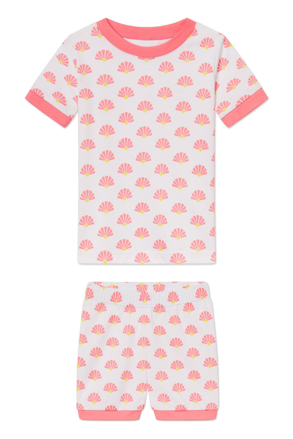 Kids Shorts Set in Gelato Scallop Shell