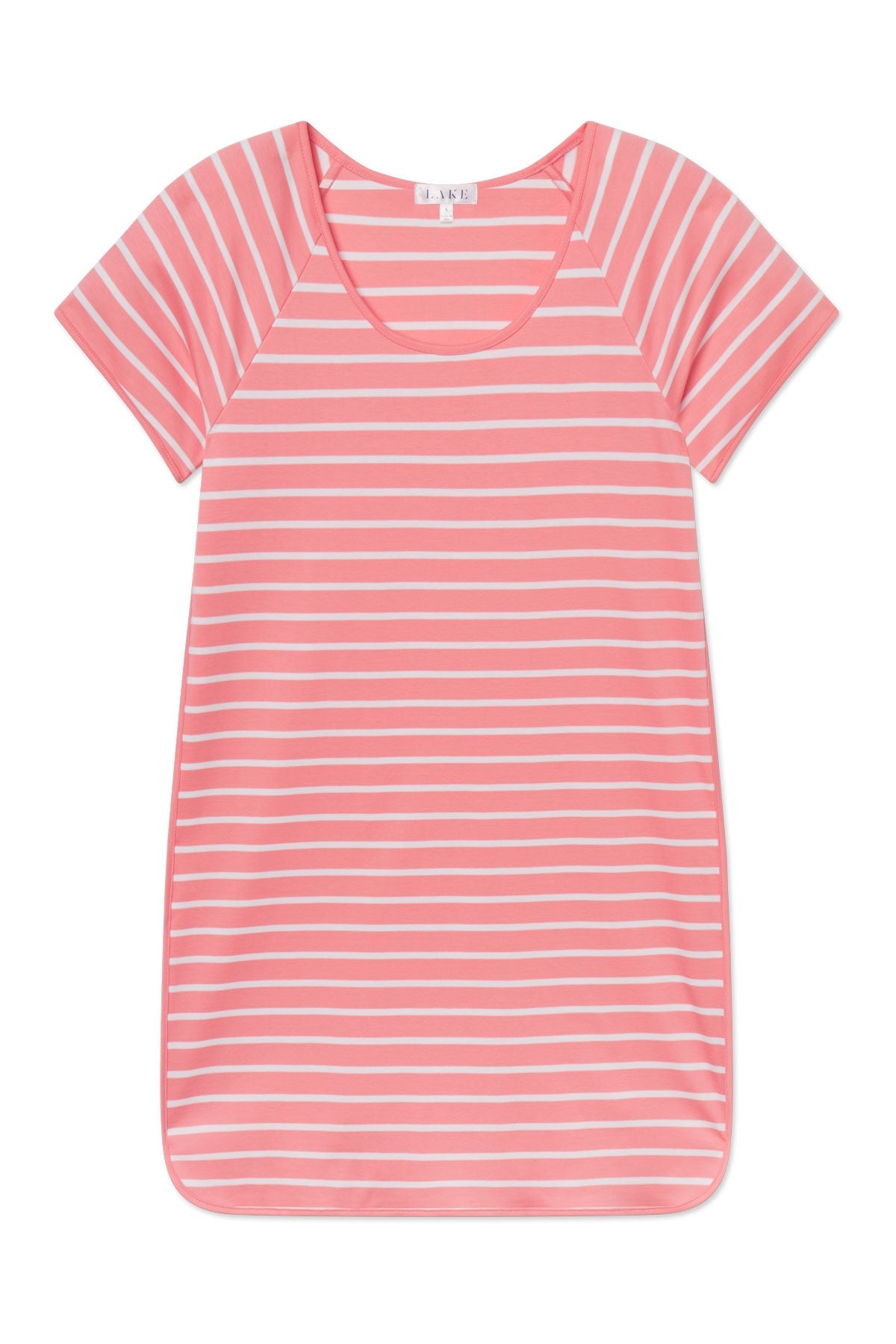 Pima Nightgown in Gelato Inverse Anchor Stripe