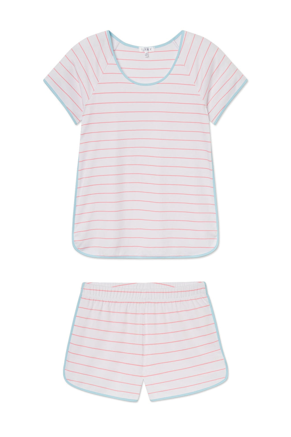 Pima Shorts Set in Gelato Boating Stripe