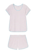 Pima Shorts Set in Gelato Boating Stripe