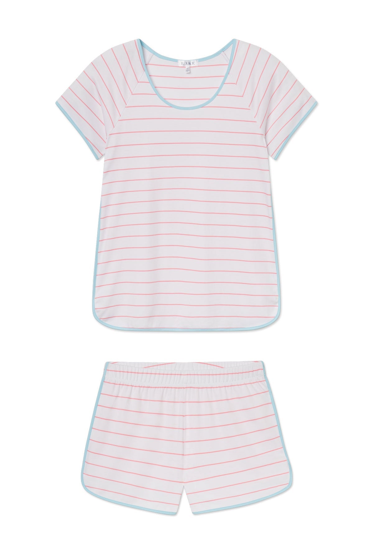 Pima Shorts Set in Gelato Boating Stripe