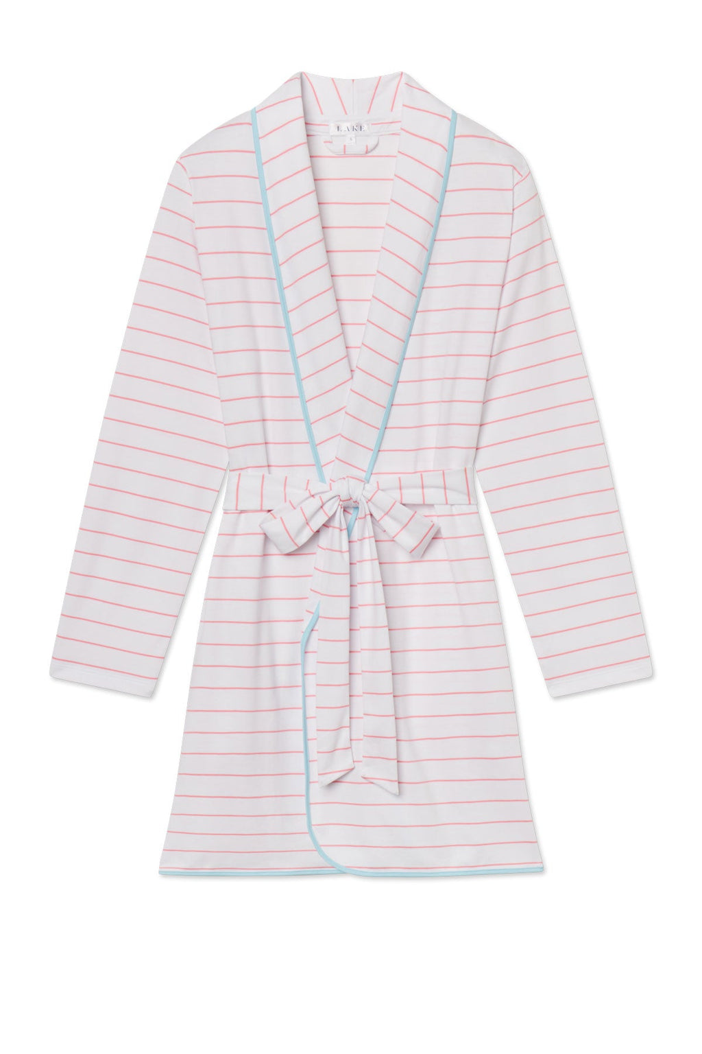 Pima Short Robe in Gelato Boating Stripe