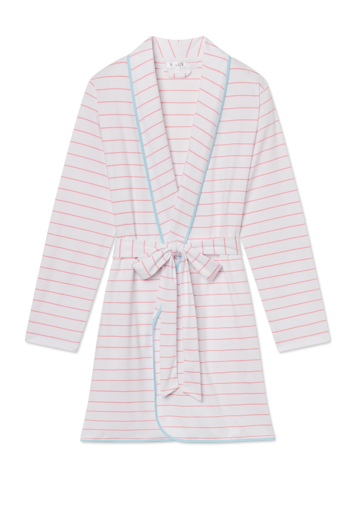 Pima Short Robe in Gelato Boating Stripe