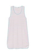 Pima Tank Gown in Gelato Boating Stripe