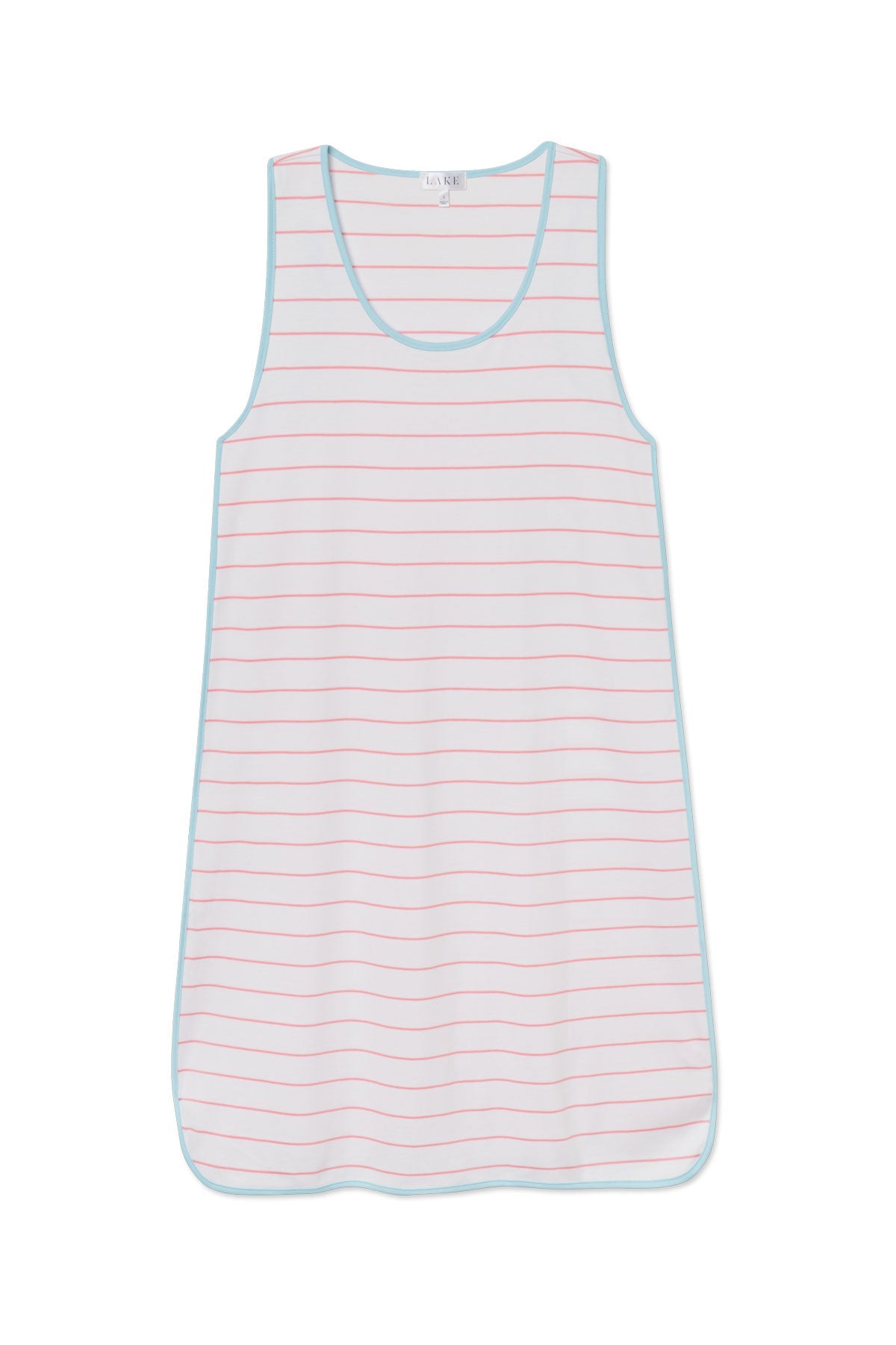 Pima Tank Gown in Gelato Boating Stripe