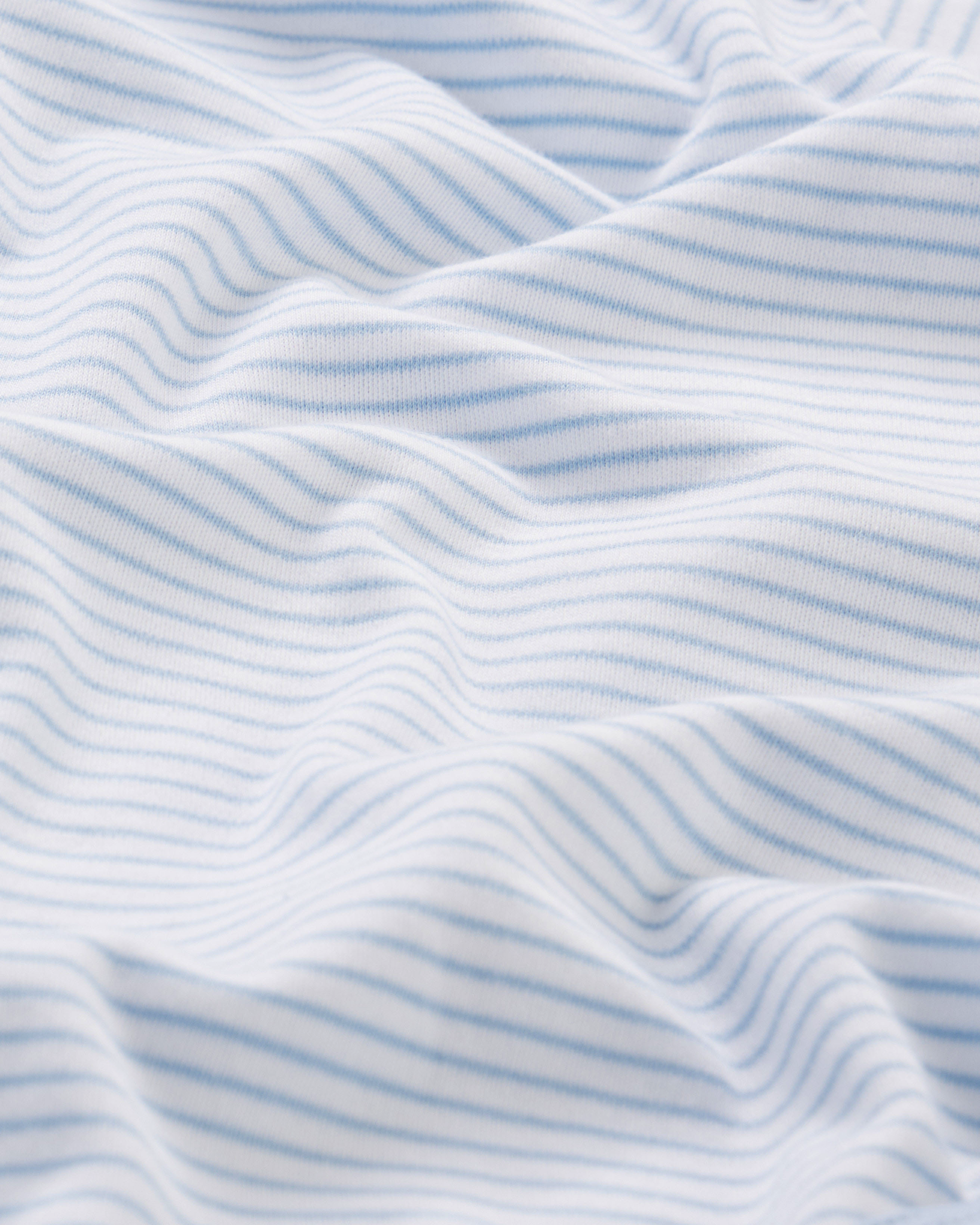 Reversible Baby Blanket in French Blue Multi