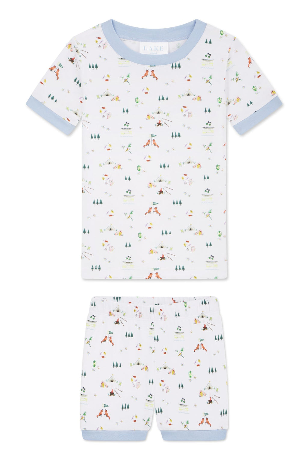 Kids Shorts Set in Camp LAKE