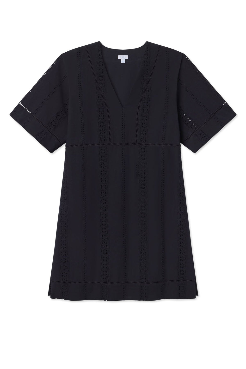 Cafe Dress in Black Eyelet