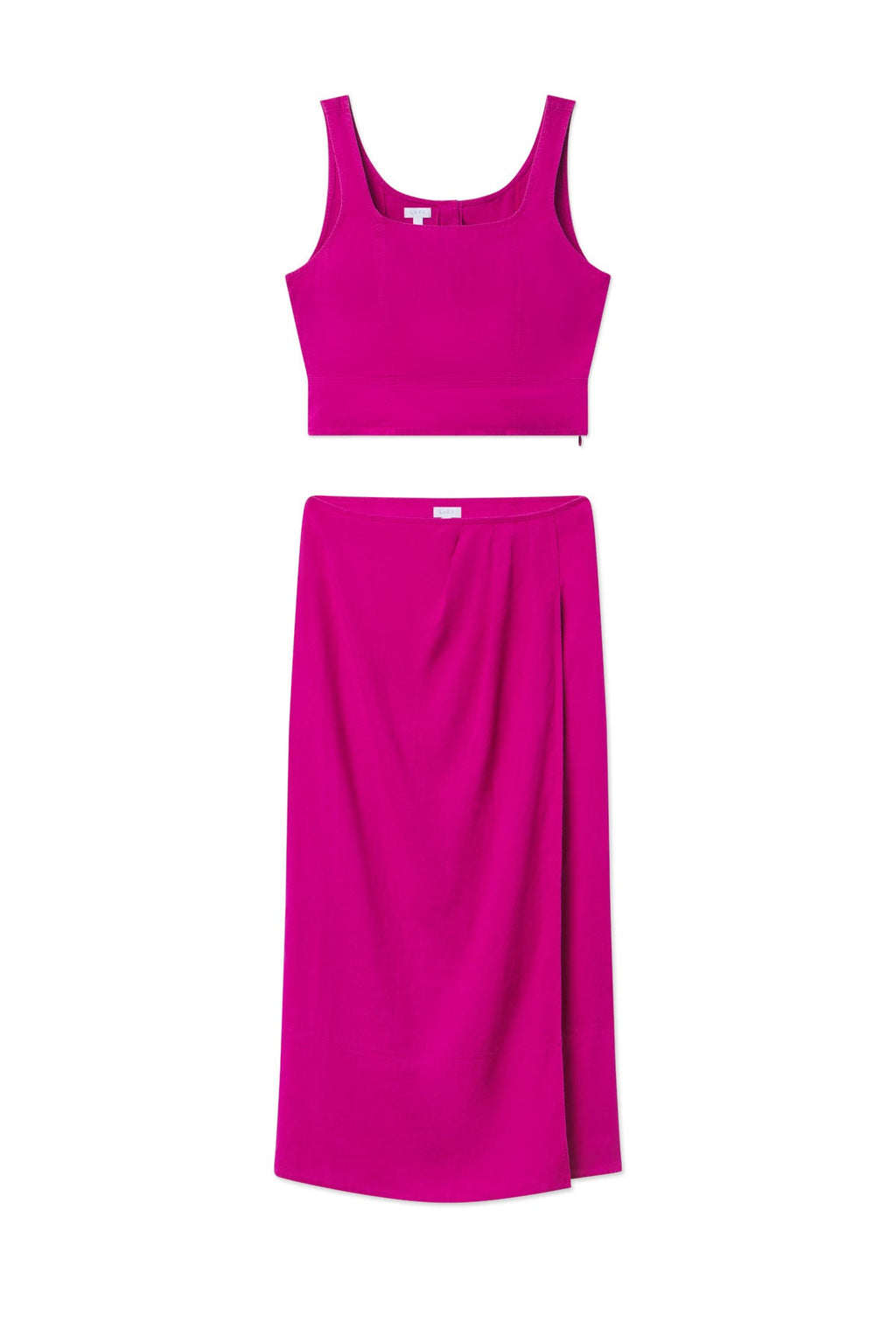 Flute Skirt Set in Fuchsia