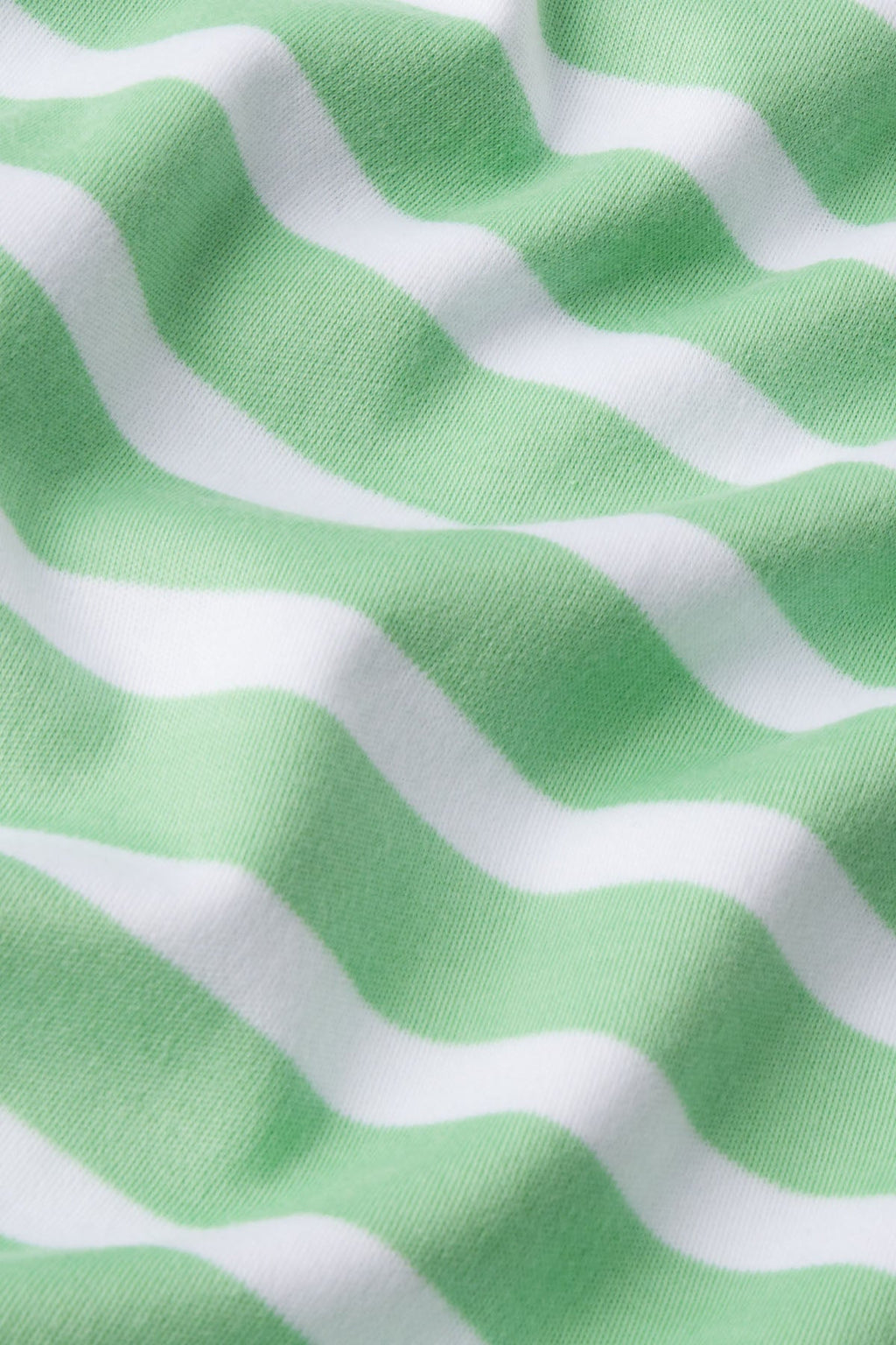 Kids Long-Long Set in Field Green Hull Stripe