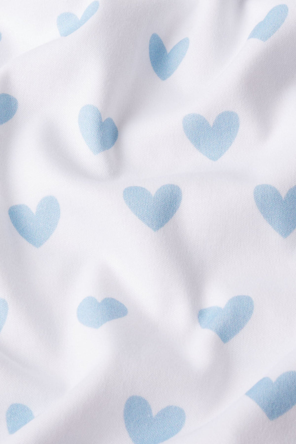 Kids Long-Long Set in French Blue Heart
