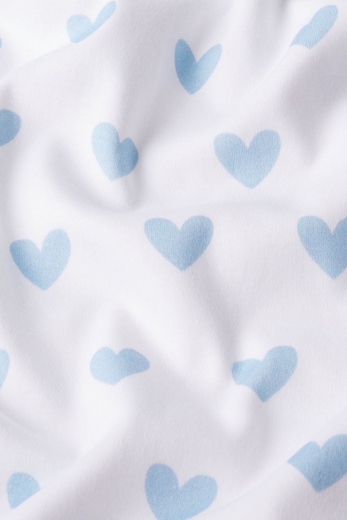 Kids Long-Long Set in French Blue Heart