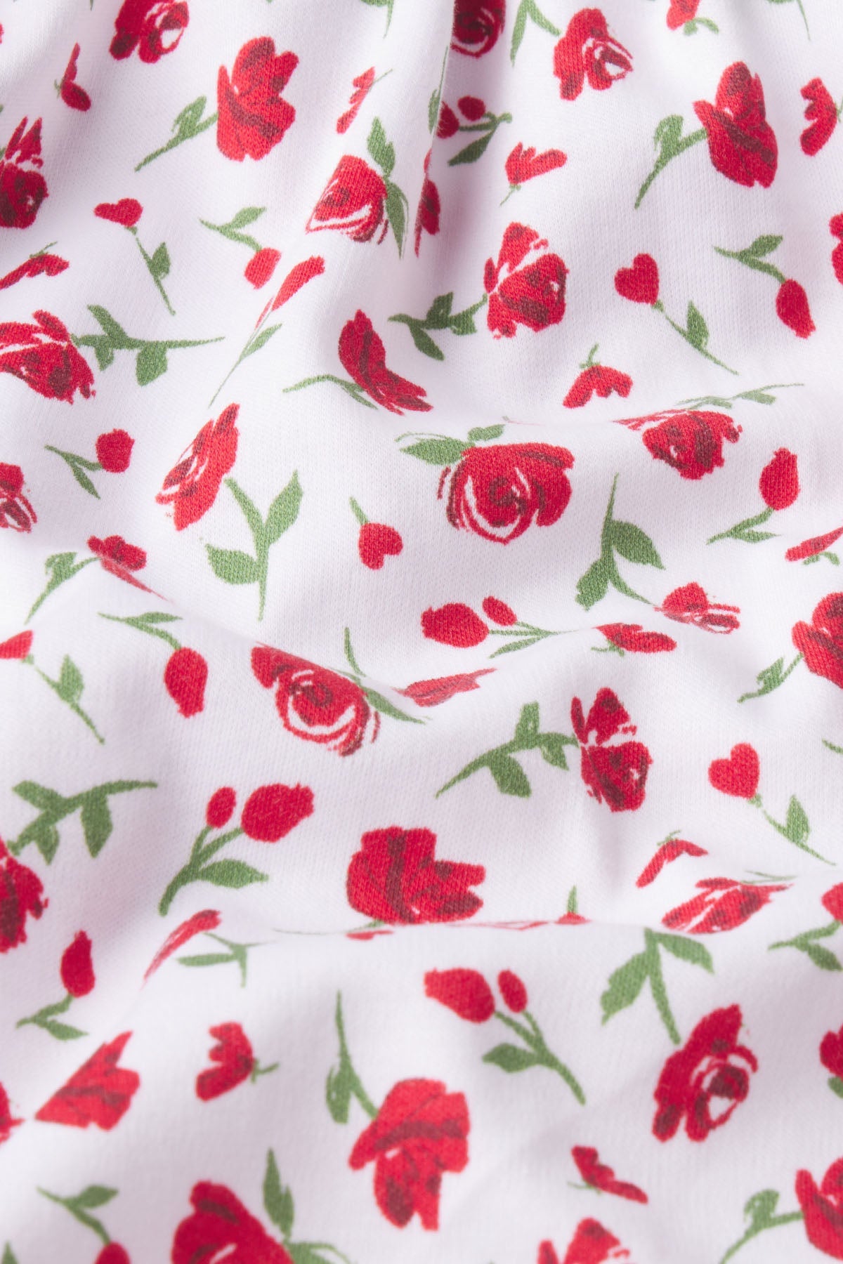 Pima Ruffle Nightgown in Rose Bouquet
