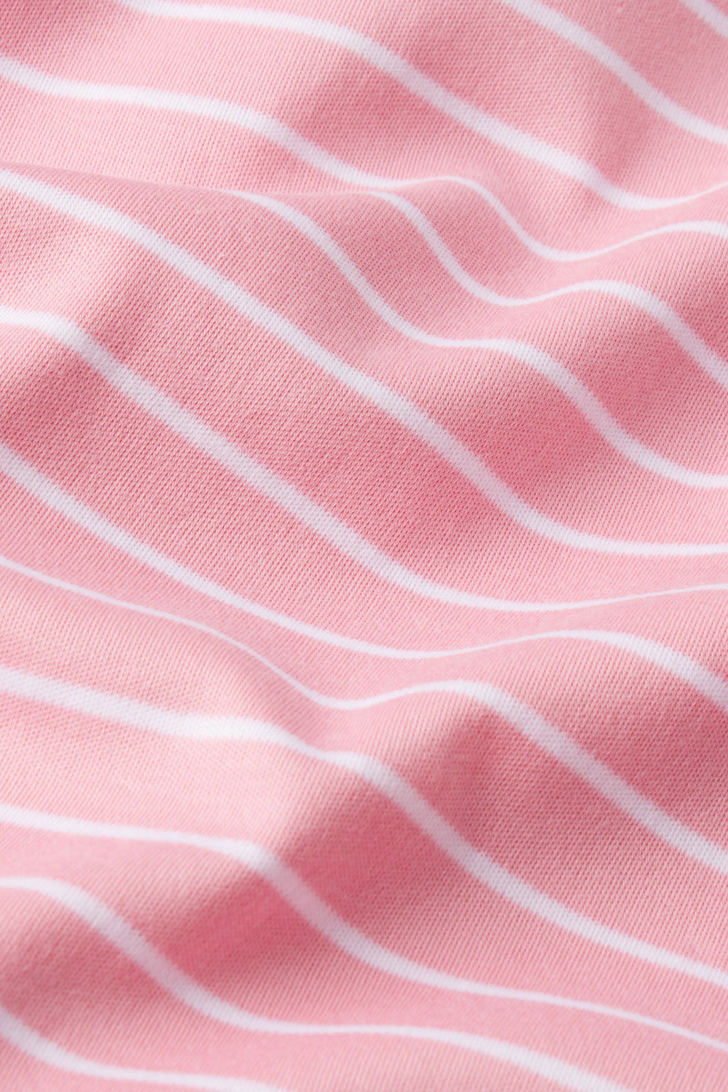 Pima Crew Wide Leg Pajama Set in Rosewater Rowing Stripe
