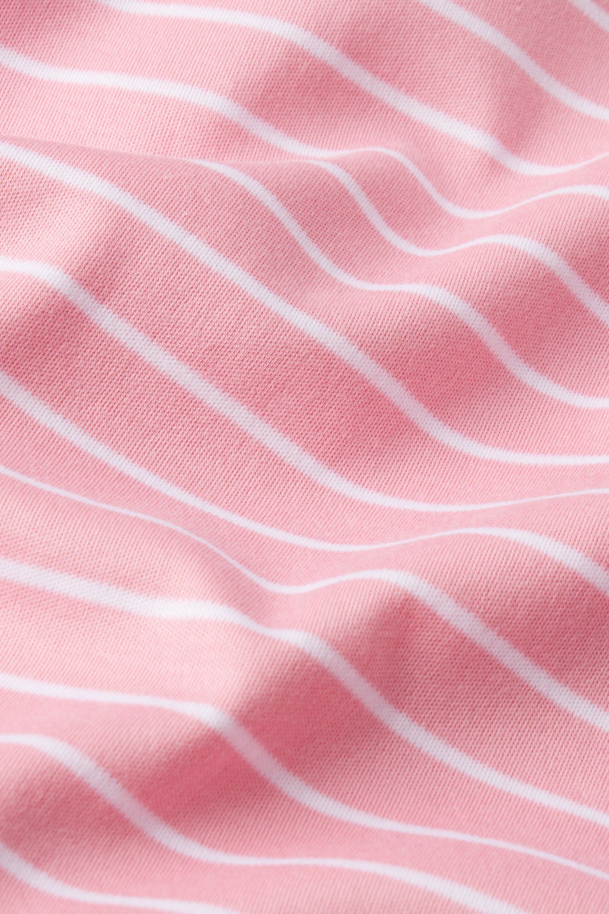 Pima Crew Wide Leg Pajama Set in Rosewater Rowing Stripe