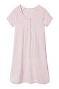 Pima Maternity Nightgown in English Rose Stripe