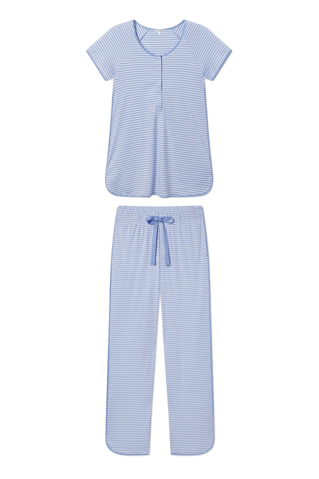 Pima Maternity Short-Long Set in Hydrangea