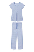 Pima Maternity Short-Long Set in Hydrangea
