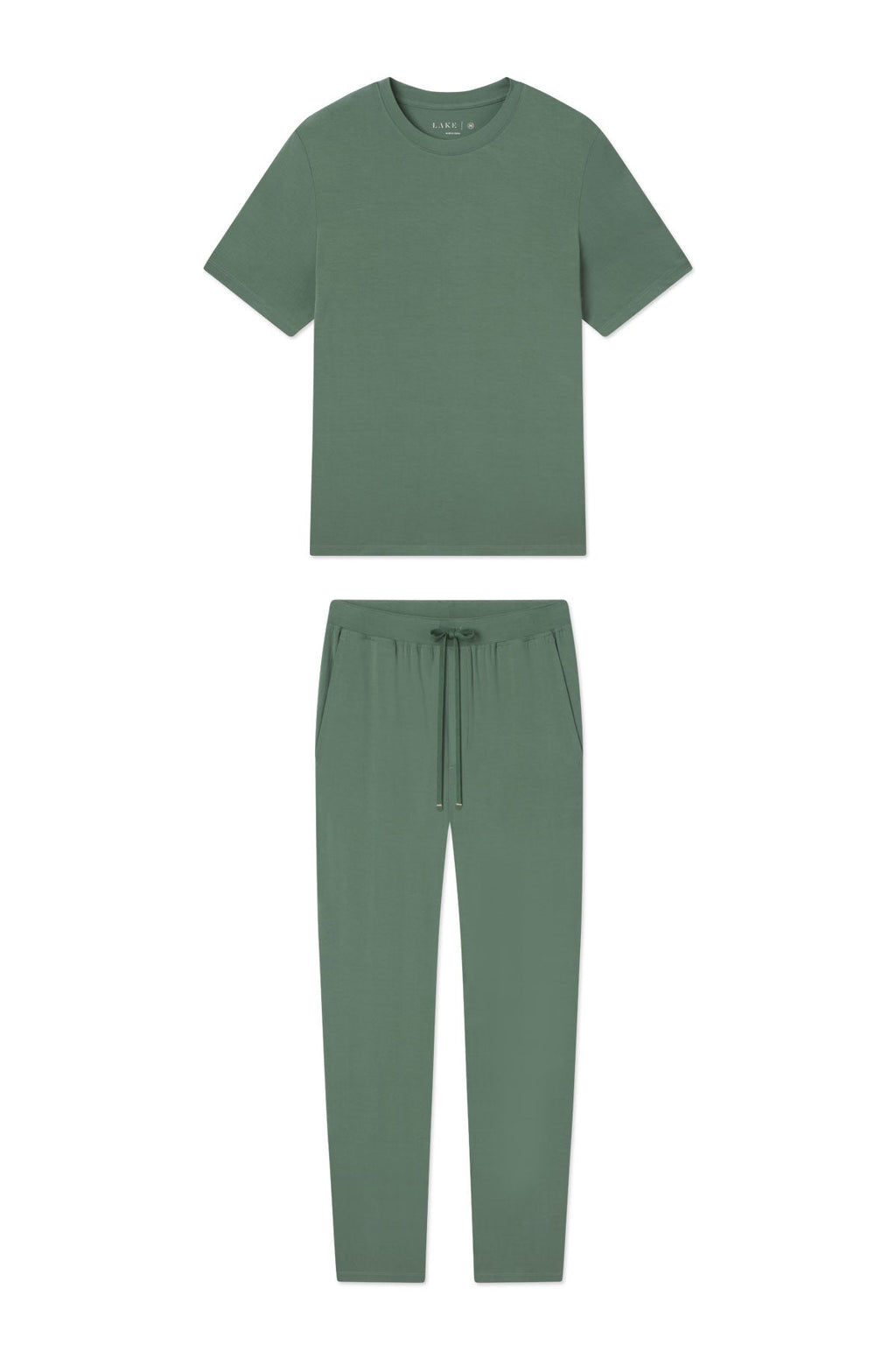 Men's Bamboo Lounge Set in Fairway Green