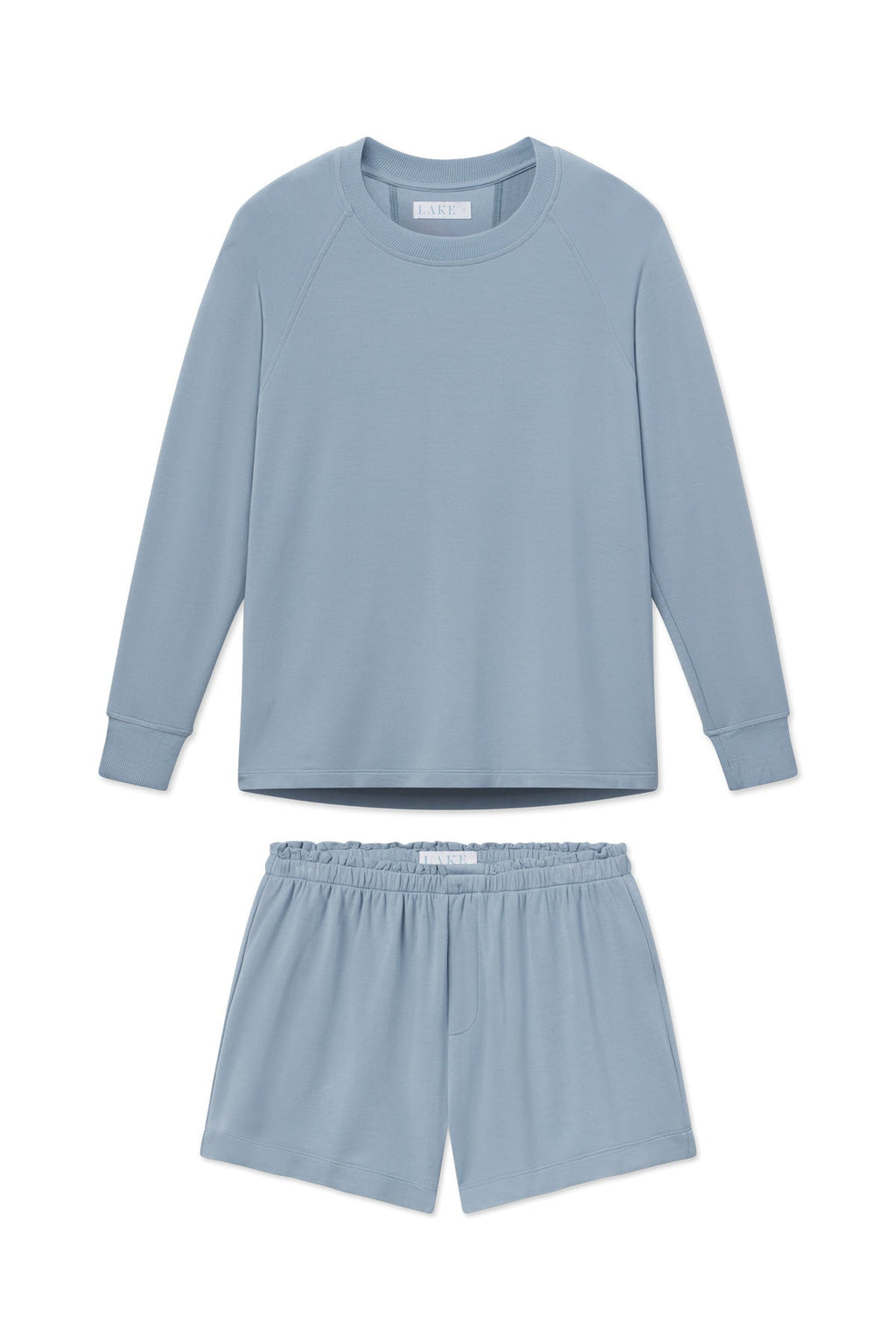 Relax Shorts Set in Dusty Blue