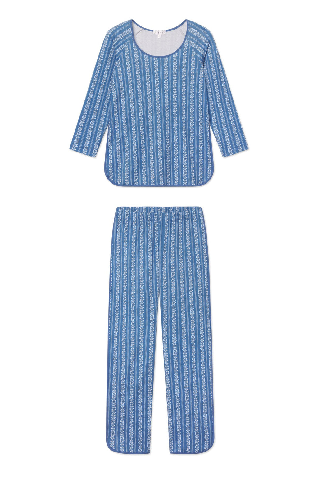 Pima Long-Long Set in Seaport Jasmine Vine