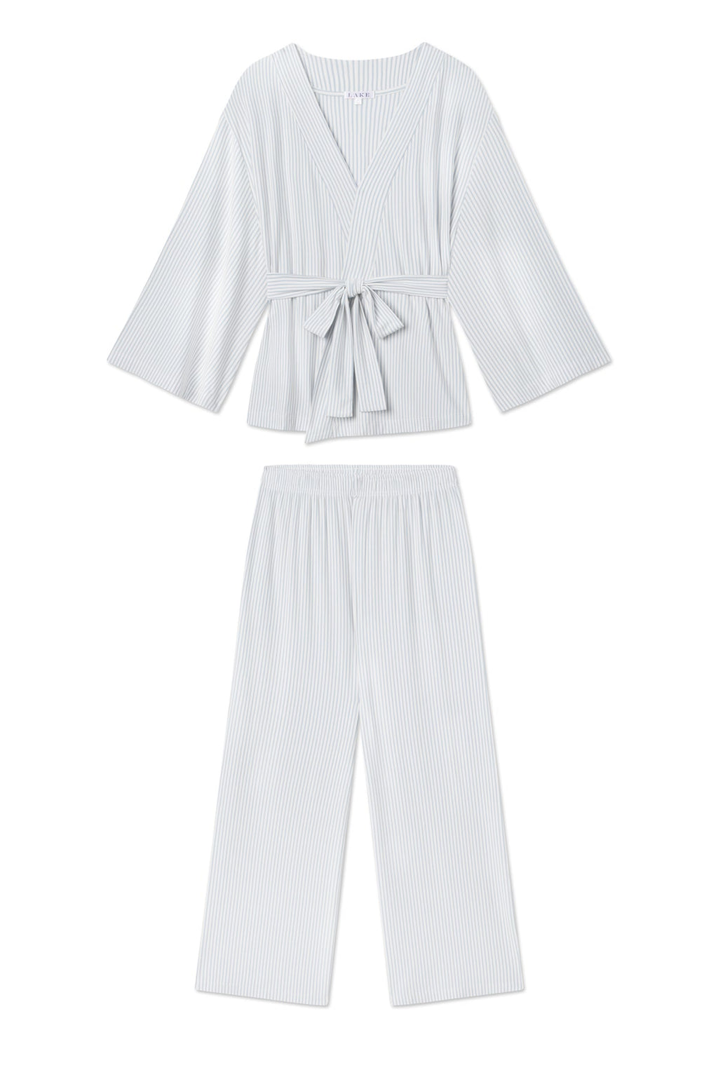 DreamModal® Kimono Pajama Set in Fog
