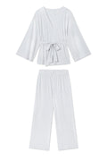 DreamModal® Kimono Pajama Set in Fog