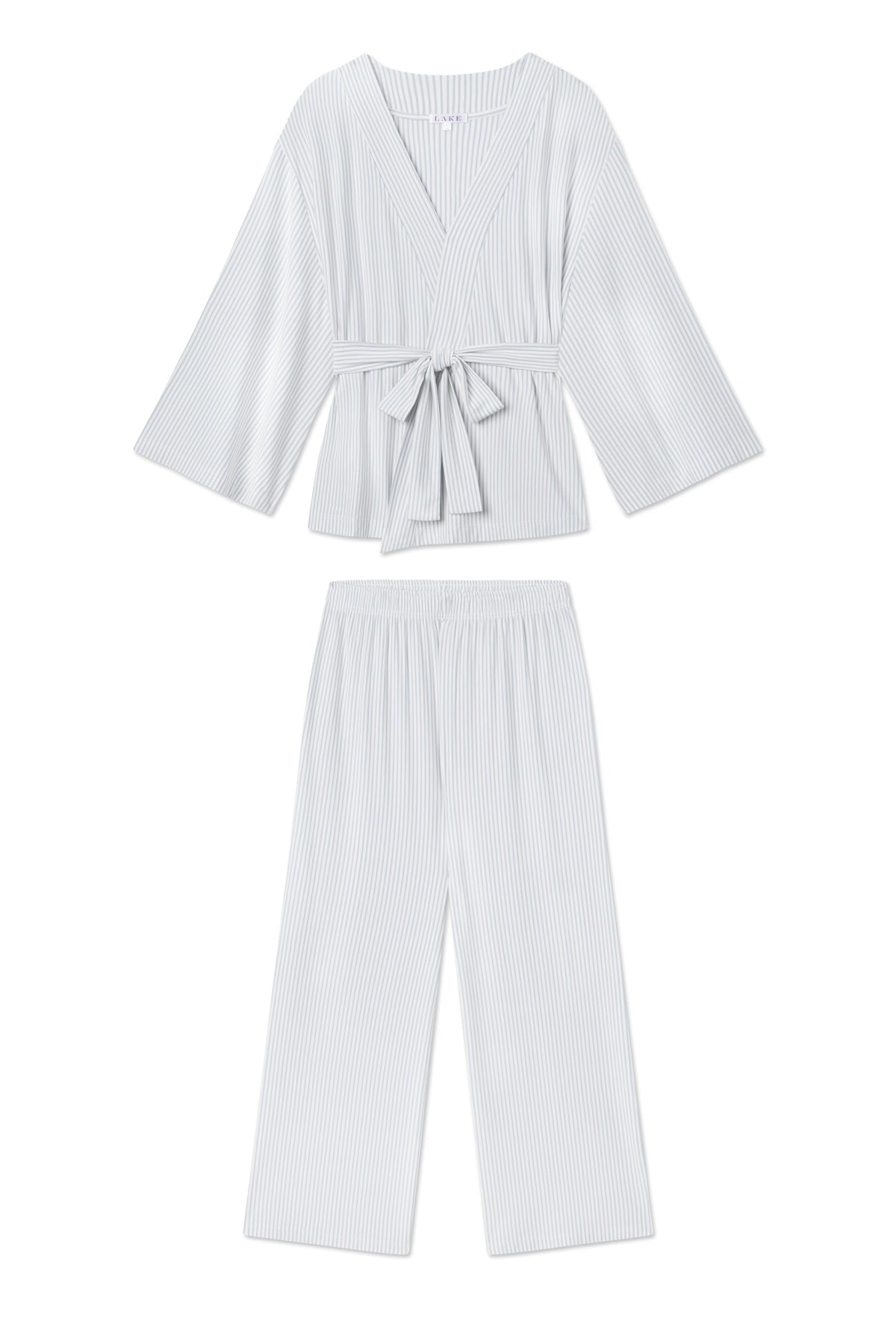 DreamModal® Kimono Pajama Set in Fog