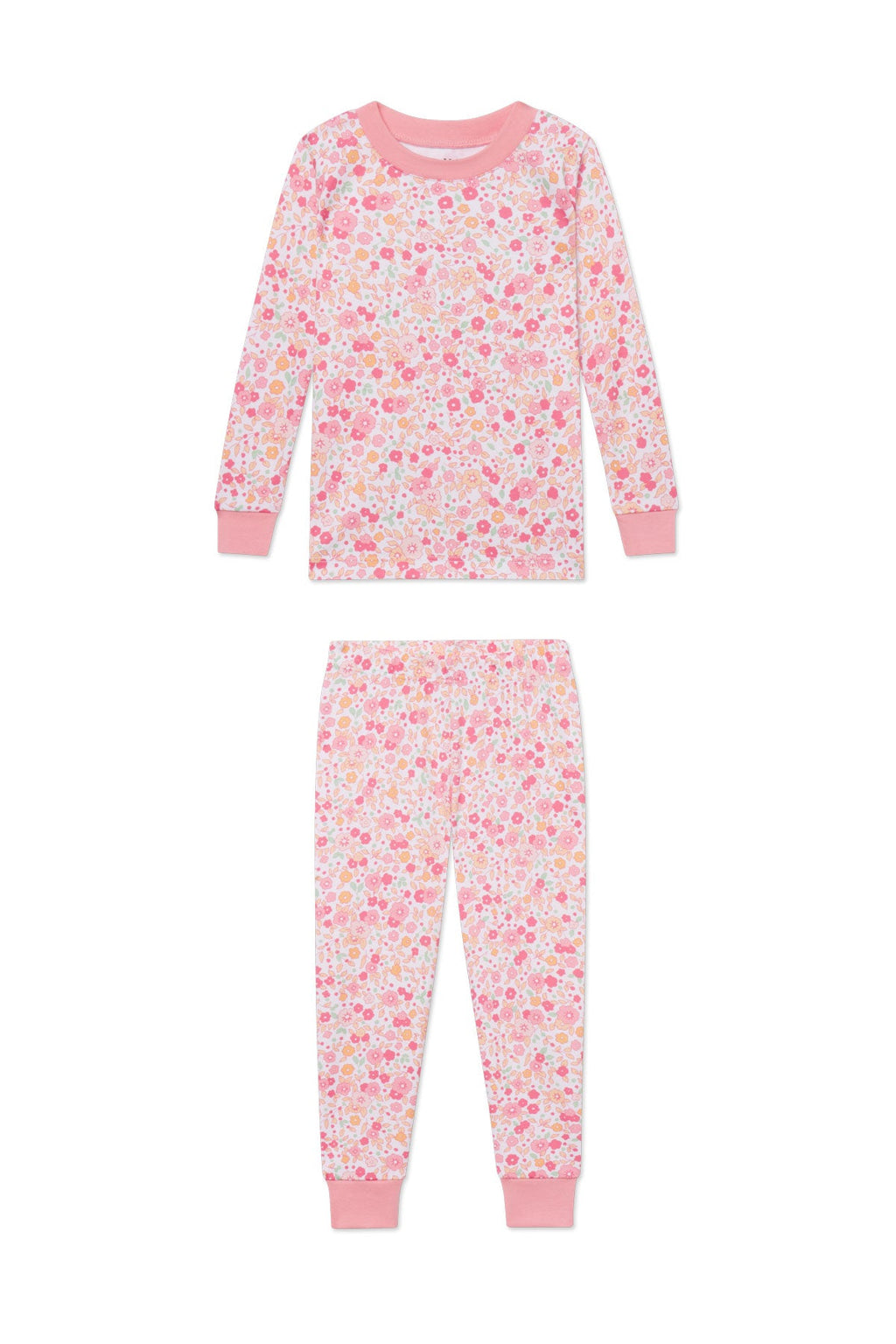 Kids Long-Long Set in Rosewater Vivian Floral